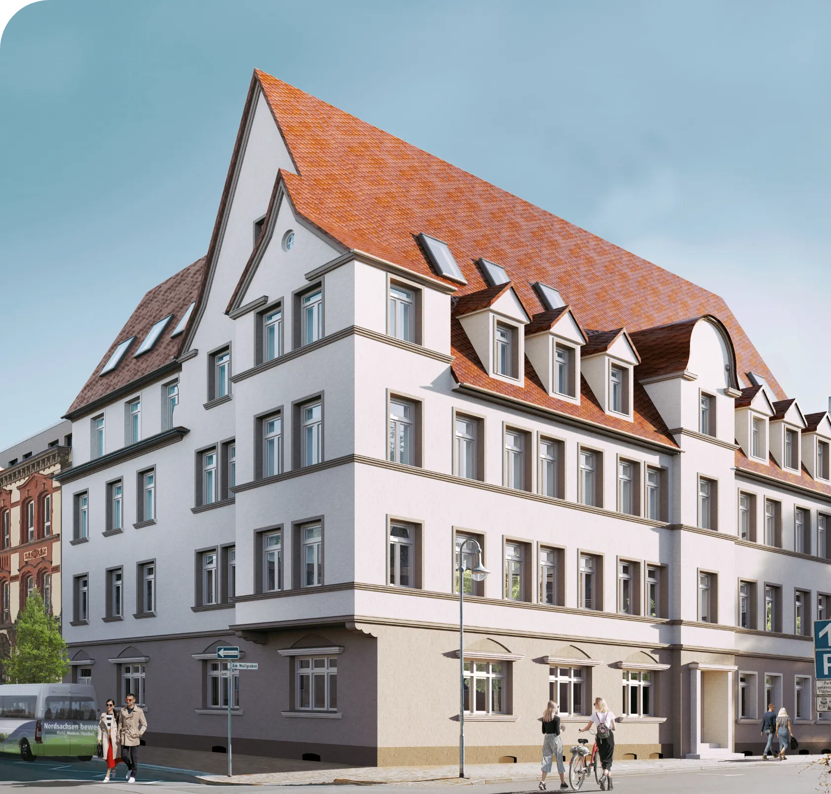 Am Wallgraben 18 in Delitzsch – Außenansicht