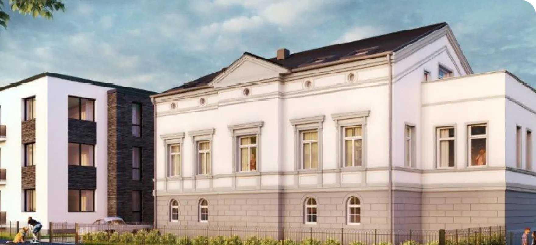 Freybergsche Villa in Delitzsch – Außenansicht