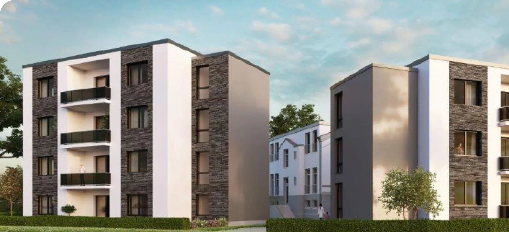 Neubau am Wallgraben 5 & 5A in Delitzsch – Außenansicht